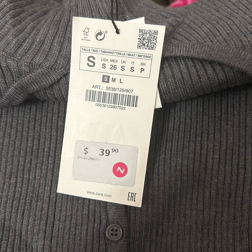 Zara knit sweater with cut out